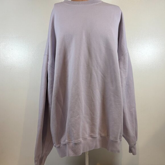 Abercrombie And Fitch Soft Essentials Sweatshirt Mens Size 2XL Purple Crewneck - Picture 2 of 4